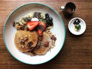 Pancake at Veganerie Concept - Benjasiri Park in Bangkok