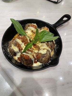 Meatballs 😋  at Veganerie Concept - Benjasiri Park in Bangkok