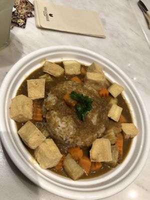 japanese rice curry   at Veganerie Concept - Benjasiri Park in Bangkok