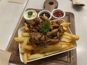 Overloaded Fries  at Veganerie Concept - Benjasiri Park in Bangkok