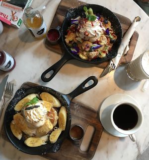 Pancakes  at Veganerie Concept - Benjasiri Park in Bangkok