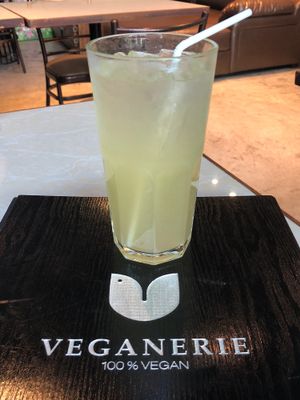 Iced Lime Juice at Veganerie Concept - Benjasiri Park in Bangkok