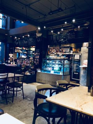 Layout of restaurant at Veganerie Concept - Benjasiri Park in Bangkok