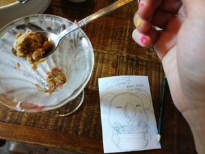 delicious Fruit sundae at Veganerie Concept - Benjasiri Park in Bangkok