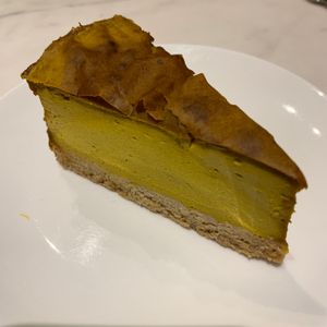 Pumpkin pie at Veganerie Concept - Benjasiri Park in Bangkok