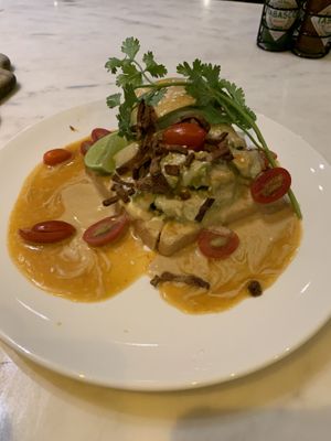 Avocado toast.  at Veganerie Concept - Benjasiri Park in Bangkok