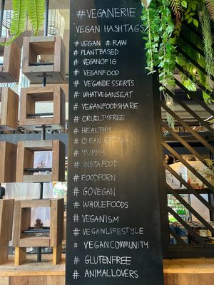 #vegan at Veganerie Concept - Benjasiri Park in Bangkok