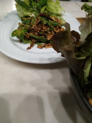 Mushroom at Veganerie Concept - Benjasiri Park in Bangkok