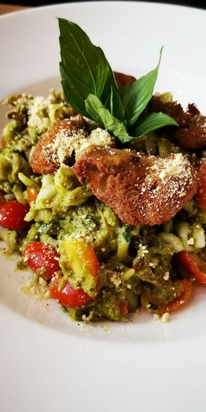 Fried lion's mane.. at Veganerie Concept - Benjasiri Park in Bangkok