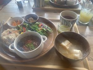   at Musubi Cafe in Kyoto