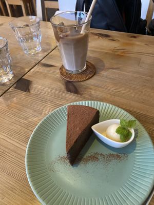   at Musubi Cafe in Kyoto