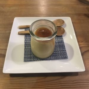 Set dinner dessert (vegan) at Musubi Cafe in Kyoto