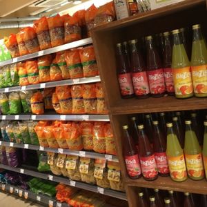 juices at denn's Biomarkt - Severinstrasse in Cologne
