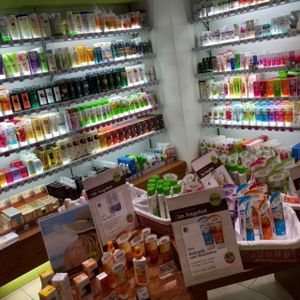 bio cosmetics area at denn's Biomarkt - Severinstrasse in Cologne