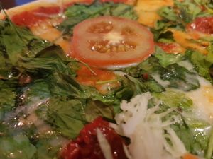 Mozarrella, feta cheese pizza at Feca in Stockholm