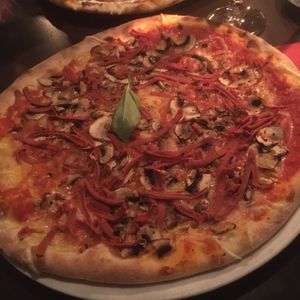 Vegan Capricciosa! at Feca in Stockholm