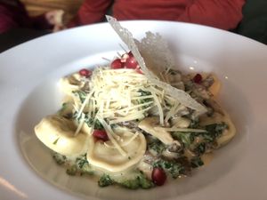 Tortellini with cheese sauce   at Feca in Stockholm