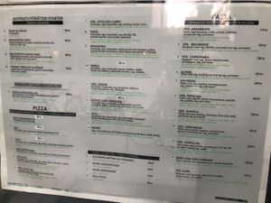 Vegan menu  at Feca in Stockholm