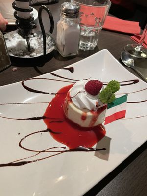 Vegan pannacotta   at Feca in Stockholm