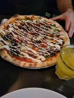 pizza verdi at Feca in Stockholm