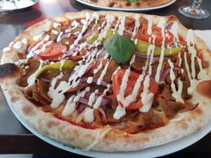 The Mighty Kebabpizza! at Feca in Stockholm