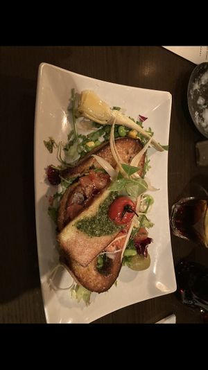Vegan bruschetta  at Feca in Stockholm