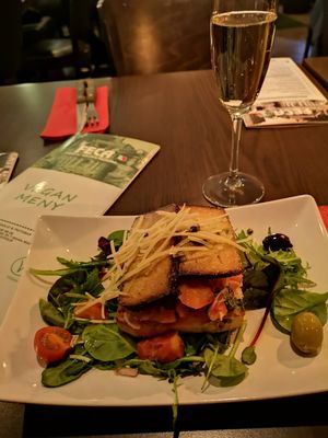 Bruschetta tofu at Feca in Stockholm