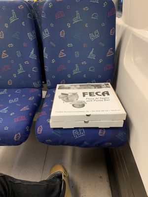 Oh yes. They’re that good you wanna bring their pizza on the subway   at Feca in Stockholm