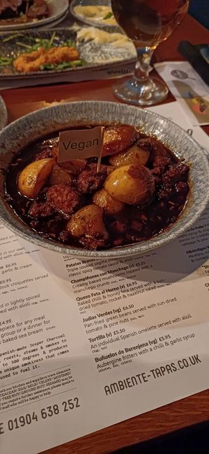 Patatas con chorizo at Ambiente Tapas - Fossgate in York