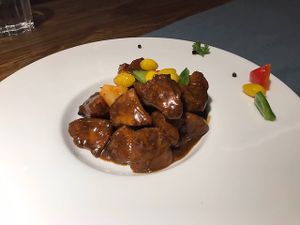 black pepper mushrooms  at WUJIE 大蔬无界 in Hangzhou