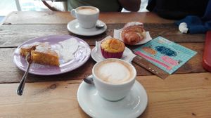 Vegan cakes and pastries and soy cappuccinos at MiaGola Caffe - Giovanni Amendola in Turin