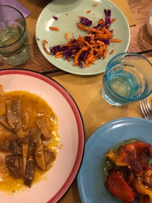 Seitan, Insalata, Peperoni at MiaGola Caffe - Giovanni Amendola in Turin