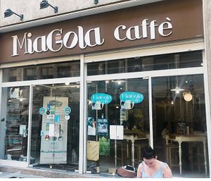Out front  at MiaGola Caffe - Giovanni Amendola in Turin