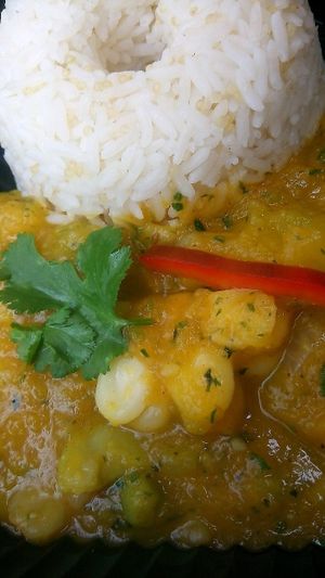 Almuerzo locro a las finas hierbas at NinaWarmi in Lima