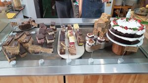 Plenty of great vegan sweet treats.... at Hapi in Napier