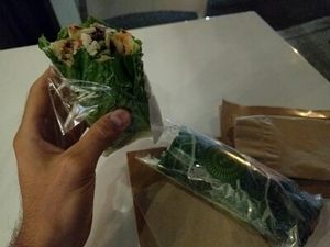 2 vegan entrées at Kye's in Los Angeles