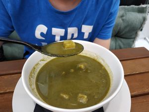 Spinache soup at Plantaz Bistro & LimeLight BAR in Martin