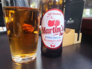 non-alcoholic cider at Plantaz Bistro & LimeLight BAR in Martin