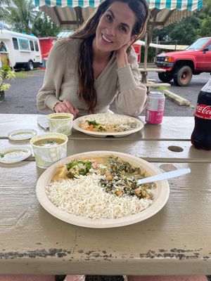 Vegan combo! at Cafe Turmeric in Hanalei