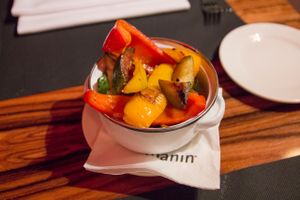 Grilled vegetables (can be ordered as a side dish or as a topping for the mixed salad) at manin in Saarbrucken