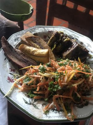 The main plate was a good size with a nice variety of items.   at Tulsi Plant Based in Envigado