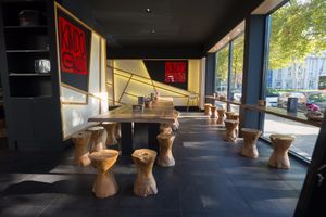 The inside of  the Kimdogo. at Kimdogo in Saarbrucken