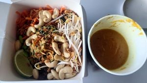 Bowl with the peanut cream at my indigo - Stainerstrasse in Innsbruck