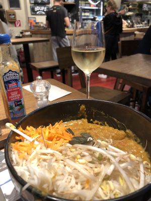 Dahl with rice at my indigo - Stainerstrasse in Innsbruck