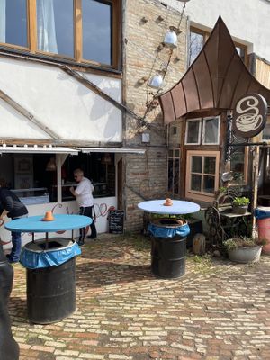 Crêpes stand  at The Green Market Berlin in Berlin