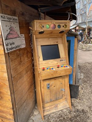 Arcade game  at The Green Market Berlin in Berlin