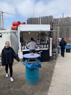 The Vegan Gyros  at The Green Market Berlin in Berlin