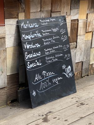 Pizza menu  at The Green Market Berlin in Berlin