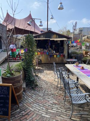Burrito stand  at The Green Market Berlin in Berlin
