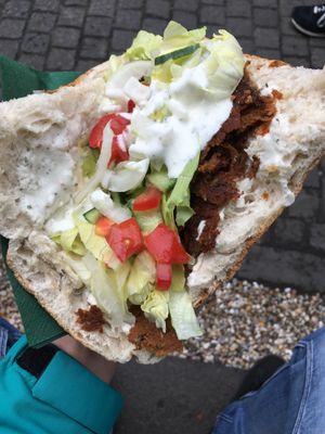 not a bad snack at The Green Market Berlin in Berlin